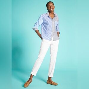 Talbots White Relaxed Chino size 4
